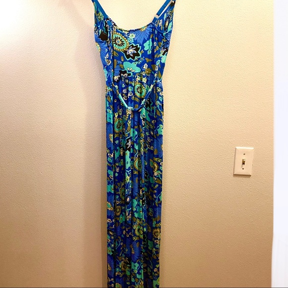 Allison Brittney Foam Cup Tie Back Maxi Dress - Picture 3 of 12